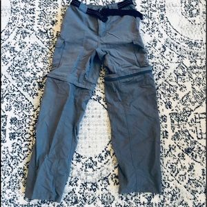 Boys Magellan convertible outdoor cargo pants.